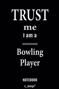 Notebook for Bowling Players / Bowling Player