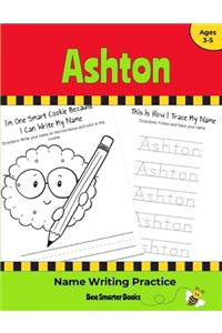 Ashton Name Writing Practice