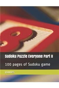 Sudoku Puzzle Everyone Part II
