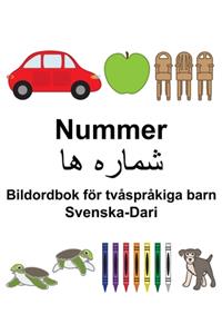 Svenska-Dari Nummer/شماره ها Bildordbok för tvåspråkiga barn