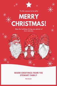Merry Christmas Composition Notebook