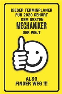 Dieser Terminplaner für 2020 gehört dem besten Mechaniker der Welt - also Finger Weg !!!