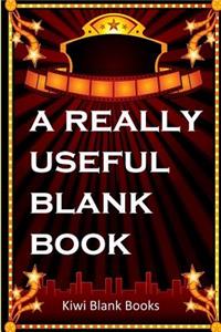 A Really Useful Blank Book
