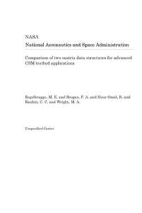 Comparison of Two Matrix Data Structures for Advanced CSM Testbed Applications