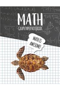 Math Graph Paper Notebook