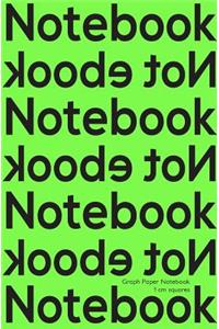 Graph Paper Notebook 1 CM Squares
