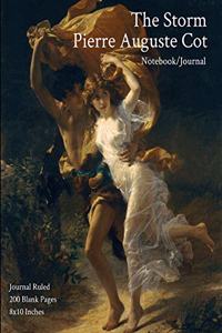 The Storm - Pierre Auguste Cot - Notebook/Journal