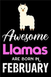 Awesome Llamas Are Born in February