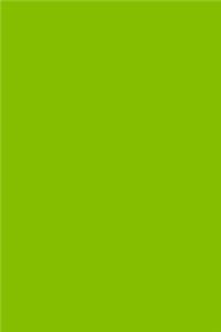 Lime Green 101 - Lined with Margins Notebook