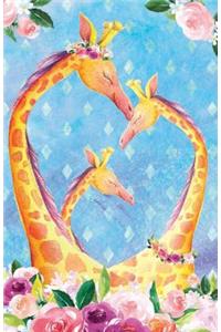 Bullet Journal for Animal Lovers Giraffes in Flowers