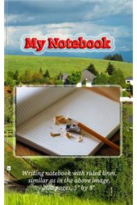 My Notebook, countryside (ruled, 200 pages, 5