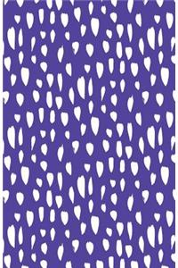 Journal Notebook Abstract Splashes Purple