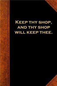 Ben Franklin Quote Journal Keep Shop Vintage Style
