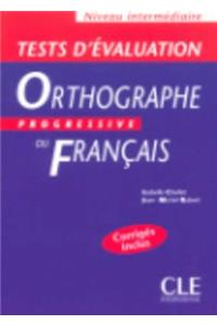 Tests D'Evaluation de L'Orthographe Progressive (Intermediate)