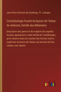 Conchyliologie fossile du bassin de l'Adour 4e mémoire, famille des Mélaniens
