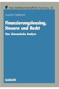 Finanzierungsleasing, Steuern Und Recht