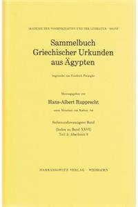 Sammelbuch Griechischer Urkunden Aus Agypten / Sammelbuch Griechischer Urkunden Aus Agypten