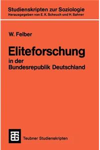 Eliteforschung in der Bundesrepublik Deutschland