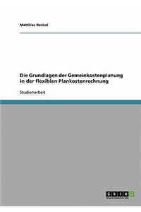 Grundlagen der Gemeinkostenplanung in der flexiblen Plankostenrechnung