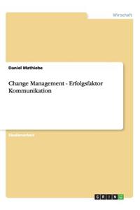 Change Management - Erfolgsfaktor Kommunikation