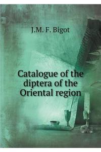 Catalogue of the Diptera of the Oriental Region