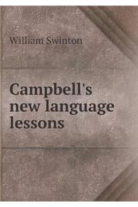 Campbell's new language lessons