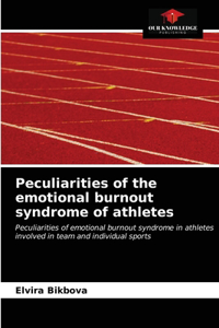 Peculiarities of the emotional burnout syndrome of athletes