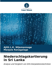 Niederschlagskartierung in Sri Lanka