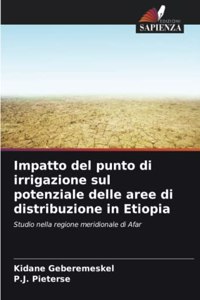 Impatto del punto di irrigazione sul potenziale delle aree di distribuzione in Etiopia