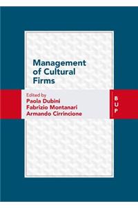 Management of Cultural Firms