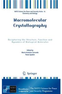 Macromolecular Crystallography