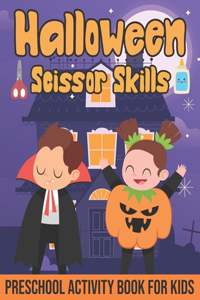 Halloween Scissor Skills Preschool Activity Book for Kids