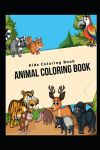 Kids Coloring Books Animal Coloring Book