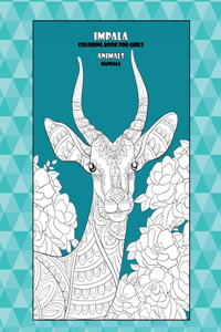 Mandala Coloring Book for Girls - Animals - Impala