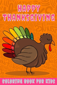 Happy Thanksgiving Coloring Book for kids