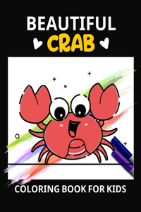 Beautiful Crab Coloring Book for kids