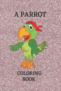 A Parrot coloring book