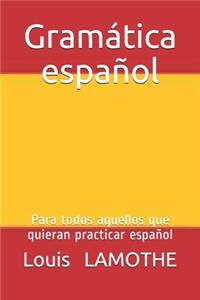 Gramática español