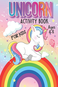 Unicorn Activity Book for Kids Ages 4-8