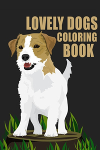 Lovely Dogs Coloring Book