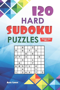 120 Hard Sudoku Puzzles - Pocket Size Volume 1