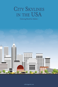 City Skylines in the USA Coloring Book for Adults 1