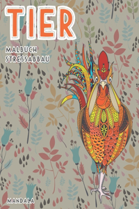 Malbuch Stressabbau - Mandala - Tier