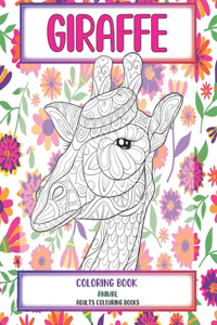 Animal Coloring Book Adults Colouring Books - Giraffe