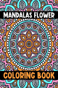Mandalas flower Coloring Book