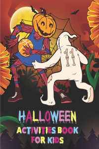 Halloween activity book for kids