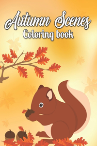 Autumn Scenes Coloring Book
