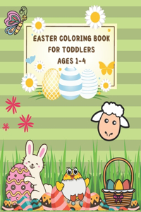 Easter coloring book for toddlers ages 1-4