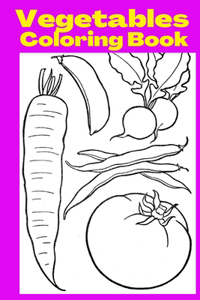 Vegetables Coloring Book