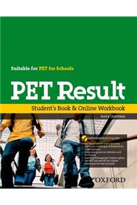 Pet Result Student's Book and Online Workbook with One Pet and Pet for Schools